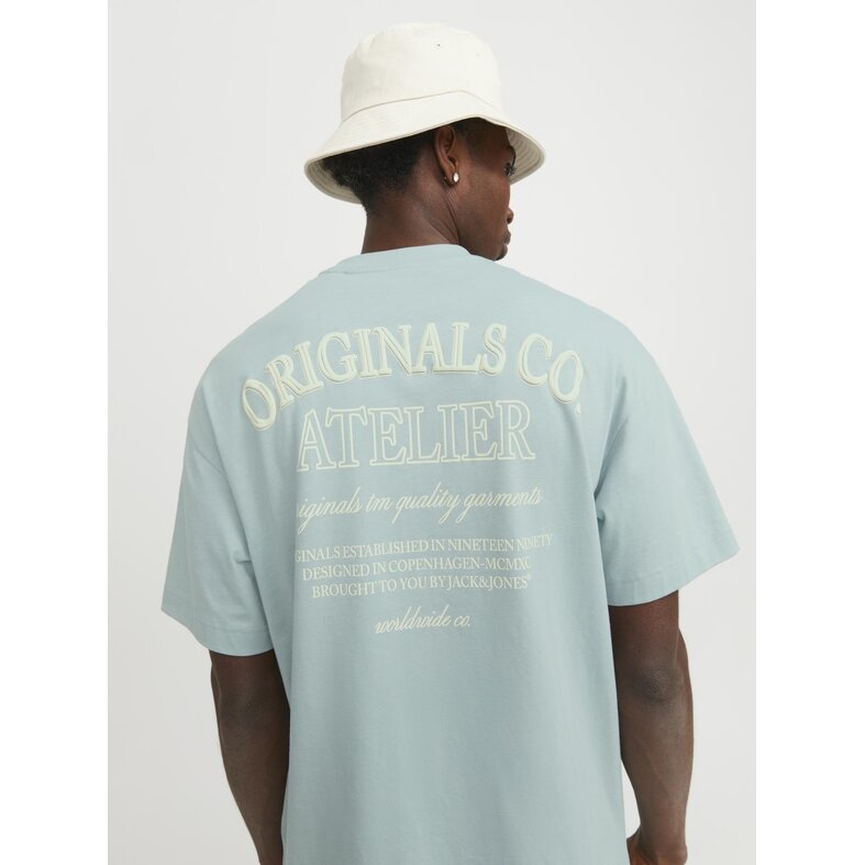 Jack & Jones Jack & Jones Men's T-shirt JORSANTORINI Round Neck Mint Green