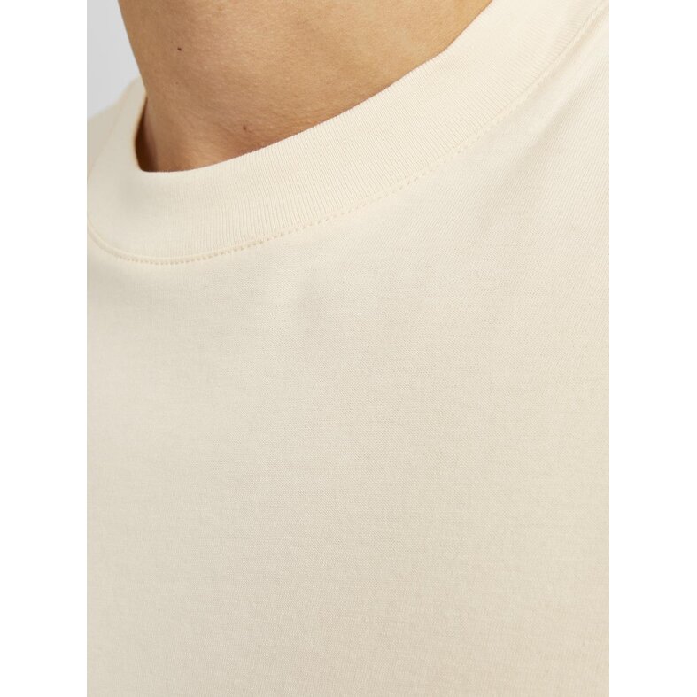 Jack & Jones Jack & Jones Heren T-shirt JORNOTO Ronde Hals Off White
