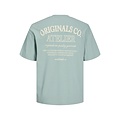 Jack & Jones Jack & Jones Heren T-shirt JORSANTORINI Ronde Hals Mintgroen