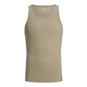 JACK & JONES Débardeur Côtelé Jorislington Homme - Col Rond - Parfait Pour Le Printemps Et L'Été