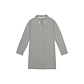 By Louise By Louise Ladies Pyjama Nightshirt Long Sleeve Grey Striped