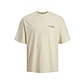 Jack & Jones Jack & Jones Heren T-shirt JORNOTO Ronde Hals Off White