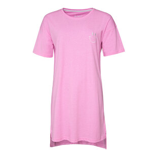 By Louise Ladies Nightshirt Short Sleeve Pink