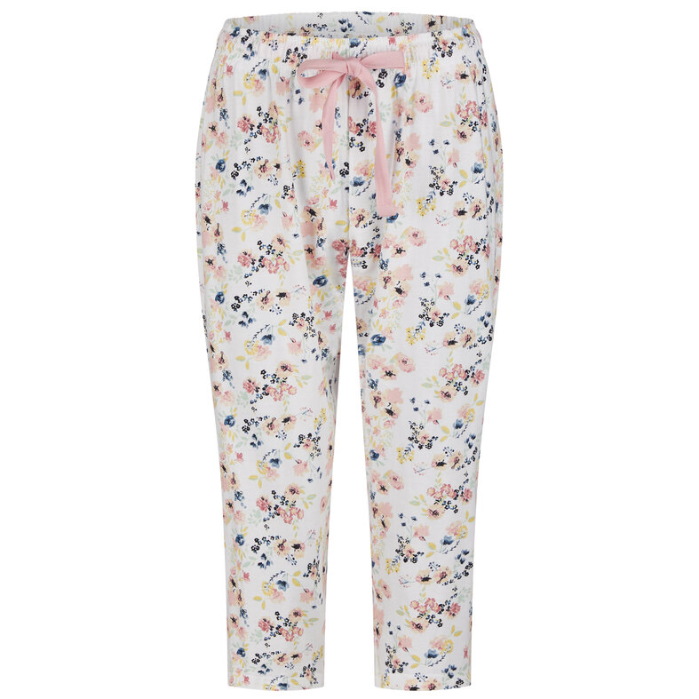 By Louise By Louise Ladies Capri Pyjama Set Pink Three Quarter