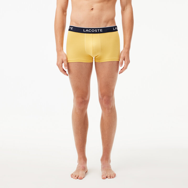 Lacoste Lacoste Boxers Shorts Men Blue/Red/Yellow Trunks 3-Pack