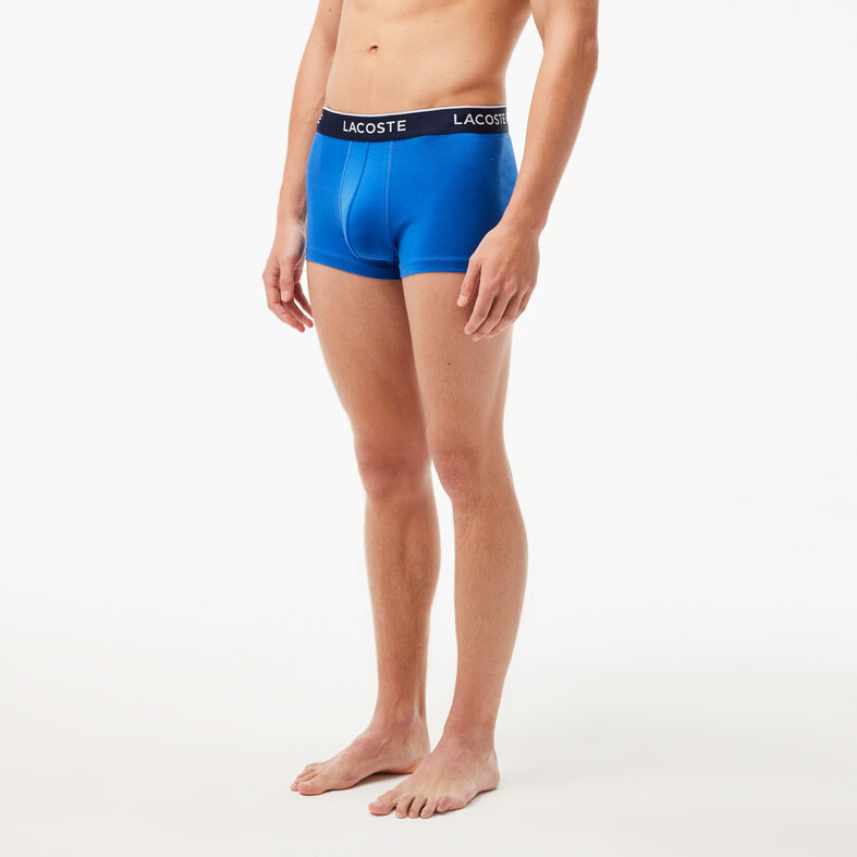 Lacoste Lacoste Boxers Shorts Men Blue/Red/Yellow Trunks 3-Pack