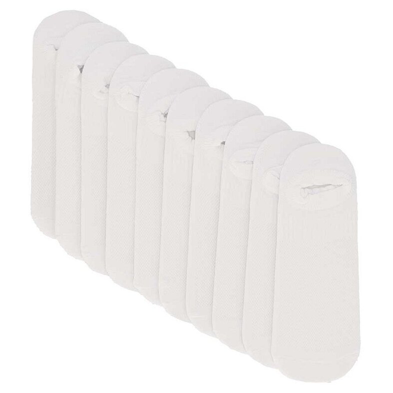 Apollo Apollo Unisex Sneaker Socks No Show 10-Pack White