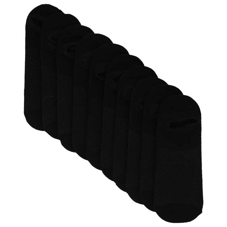 Apollo Apollo Unisex Sneaker Socks No Show 10-Pack Black