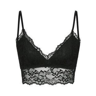 Pieces Dames Bralette Kant PCLINA Zwart