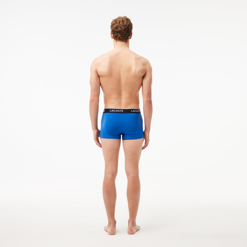 Lacoste Lacoste Boxers Shorts Men Blue/Red/Yellow Trunks 3-Pack