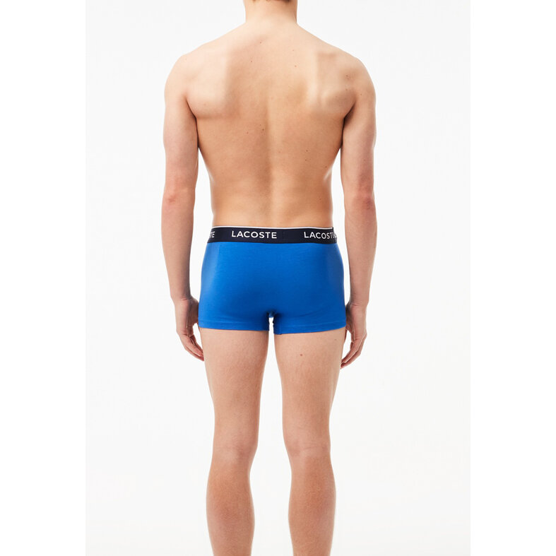 Lacoste Lacoste Boxers Shorts Men Blue/Red/Yellow Trunks 3-Pack