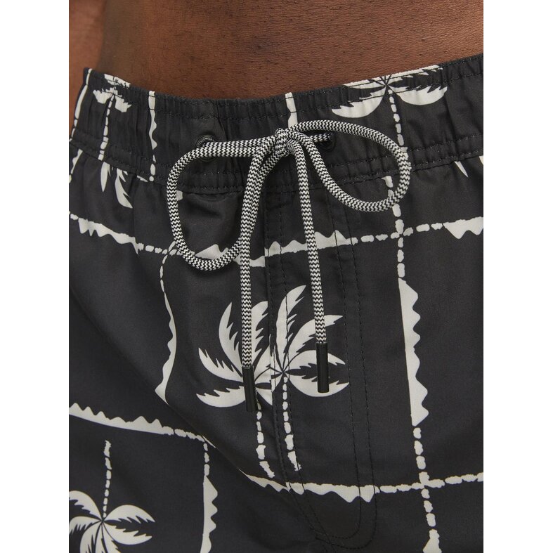 Jack & Jones Jack & Jones Heren Zwemshort OCEANDAY Print Zwart