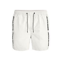 Jack & Jones Heren Zwemshort LOGO TAPE Wit