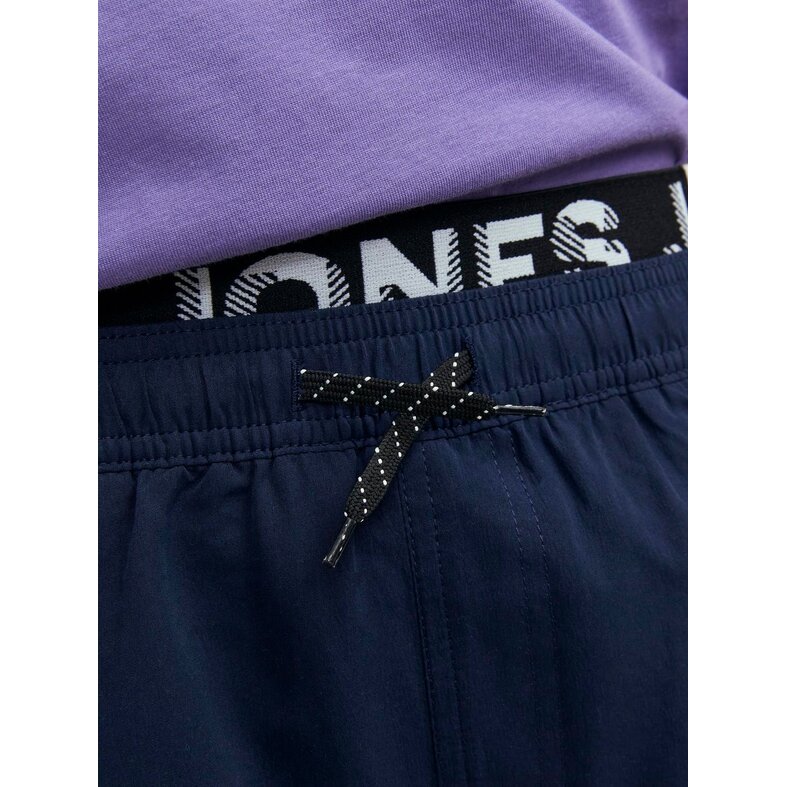 Jack & Jones Junior Jack & Jones Junior Zwemshorts Jongens JPSTFIJI Dubbele Waistband Navy Blauw