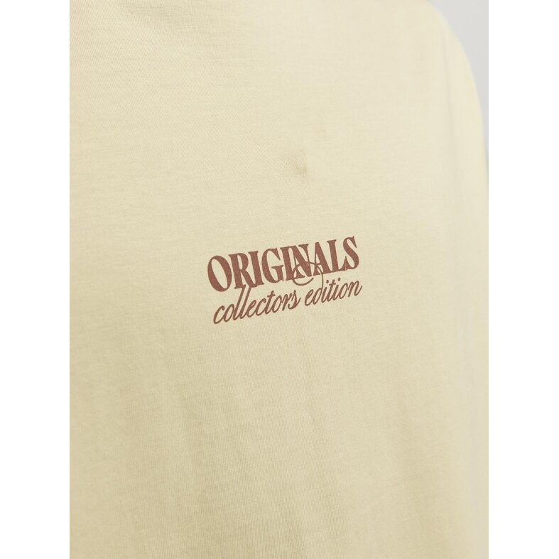 Jack & Jones Jack & Jones Heren T-shirt JORMYKONOS Ronde Hals Geel