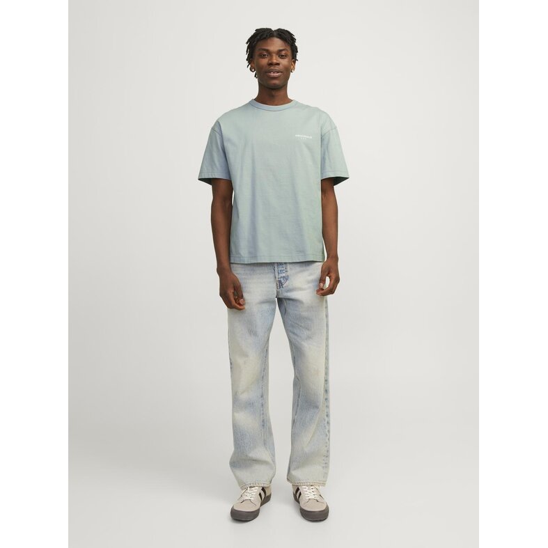 Jack & Jones Jack & Jones Heren T-shirt JORMYKONOS Ronde Hals Mintgroen