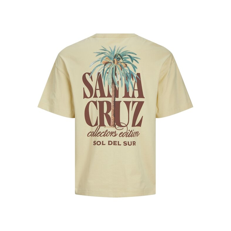 Jack & Jones Jack & Jones Men's T-shirt JORMYKONOS Round Neck Yellow