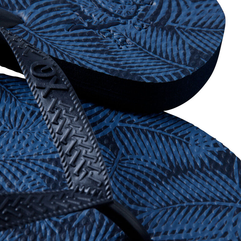 XQ Footwear XQ Men's Flip Flops Print Dark Blue
