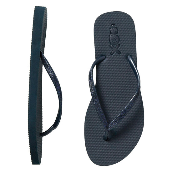 XQ Footwear XQ Ladies Flip Flops Glitters Dark Blue