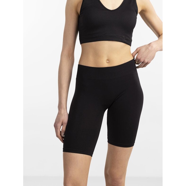 PIECES Pieces Dames Short Lange Pijp Zwart