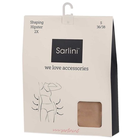 Sarlini Sarlini Ladies Correcting Hipster Seamless 2-Pack Beige