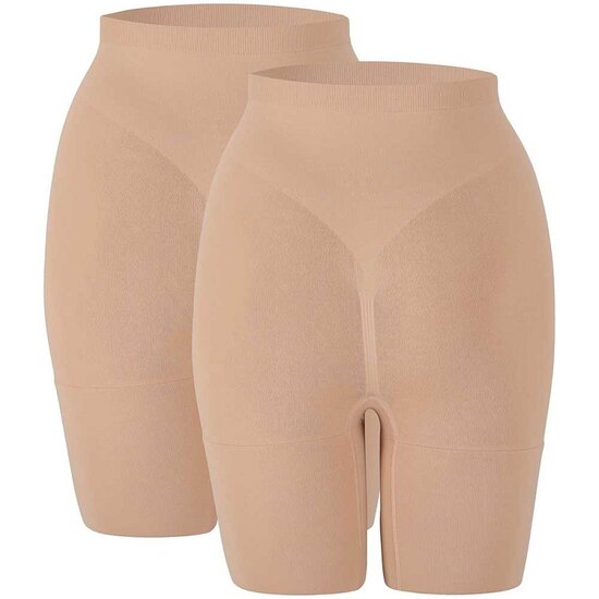 Sarlini Sarlini Ladies Correcting Shorts Seamless 2-Pack Beige