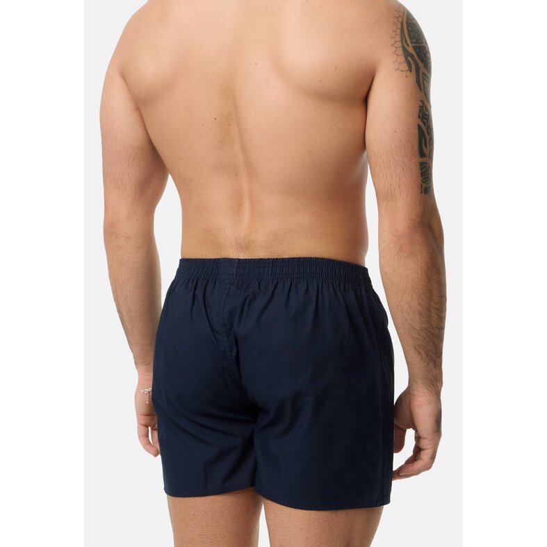 MG-1 MG-1 Wijde Geweven Boxershorts Heren 4-Pack Effen
