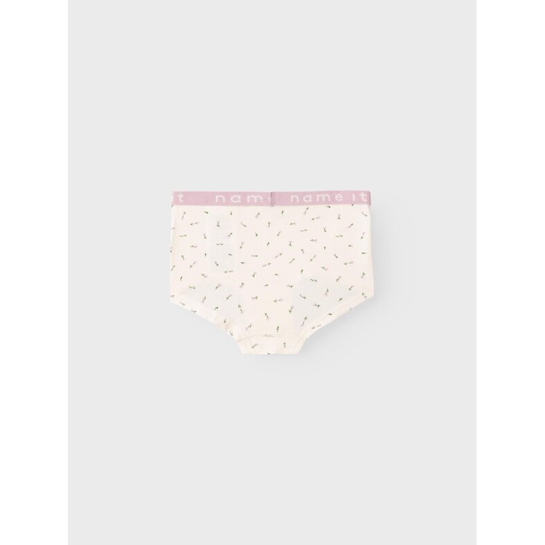 Name It Name It Meisjes Hipsters Kinderen NKFHIPSTER Roze/Off-White 2-Pack