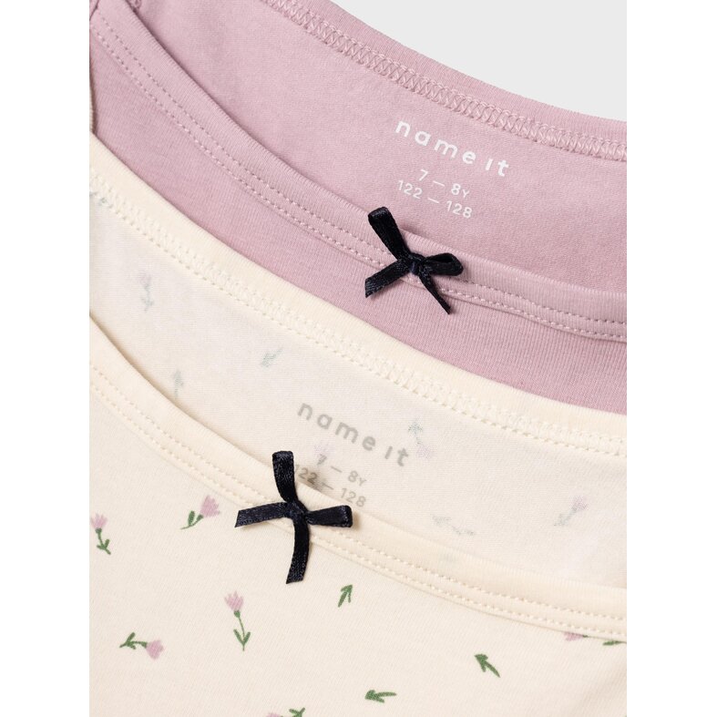 Name It Name It Kinder Topje Meisjes NKFSTRAP 2-Pack Roze/Off-White