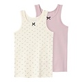 Name It Name It Kinder Topjes Meisjes NKFTANK Roze/Off-White 2-Pack