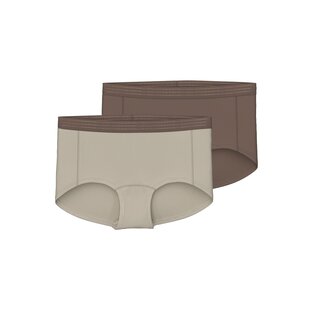 Name It Meisjes Hipsters NKFHIPSTER Bruin 2-Pack