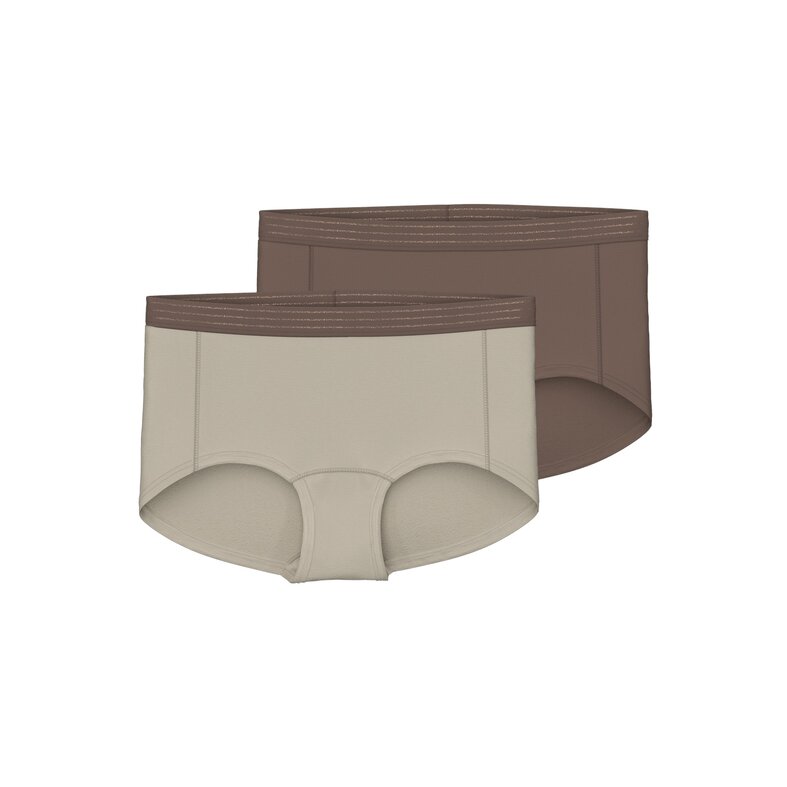 Name It Name It Meisjes Hipsters NKFHIPSTER Bruin 2-Pack