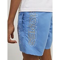 Jack & Jones Junior Jack & Jones Junior Jongens Zwemshort JPSTFIJI Double Logo Effen Lichtblauw