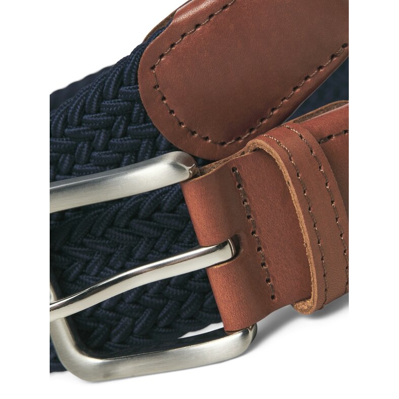 Jack & Jones Jack & Jones Heren Riem JACSPRING Gevlochten Donkerblauw