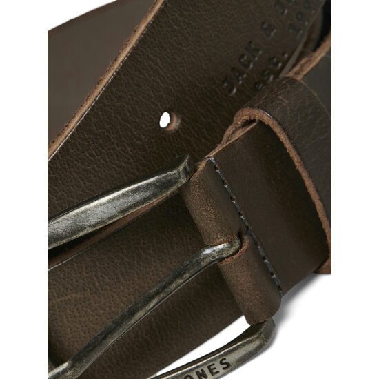 Jack & Jones Jack & Jones Men's Belt JACPAUL Leather Brown