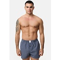 MG-1 MG-1 Woven Wide Boxer Shorts Men Core Blue 4-Pack