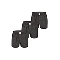 MG-1 MG-1 Heren Wijde Boxershorts Geweven Katoen Effen Grijs 3-Pack