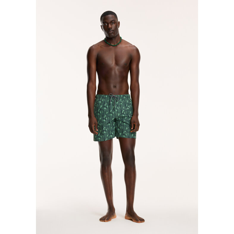 Shiwi Shiwi Men's Swim Short Abstract Jungle Green