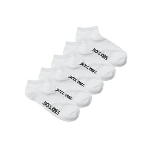 Jack & Jones Junior Sneaker Socks Boys JACDONGO 5-Pair White