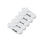 Jack & Jones Junior Jack & Jones Junior Sneakersokken Jongens JACDONGO 5-Paar Wit