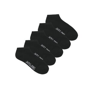 Jack & Jones Junior Sneaker Socks Boys JACDONGO 5-Pair Black