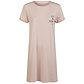 By Louise By Louise Essential Ladies Nightshirt Short Sleeve Striped Pink