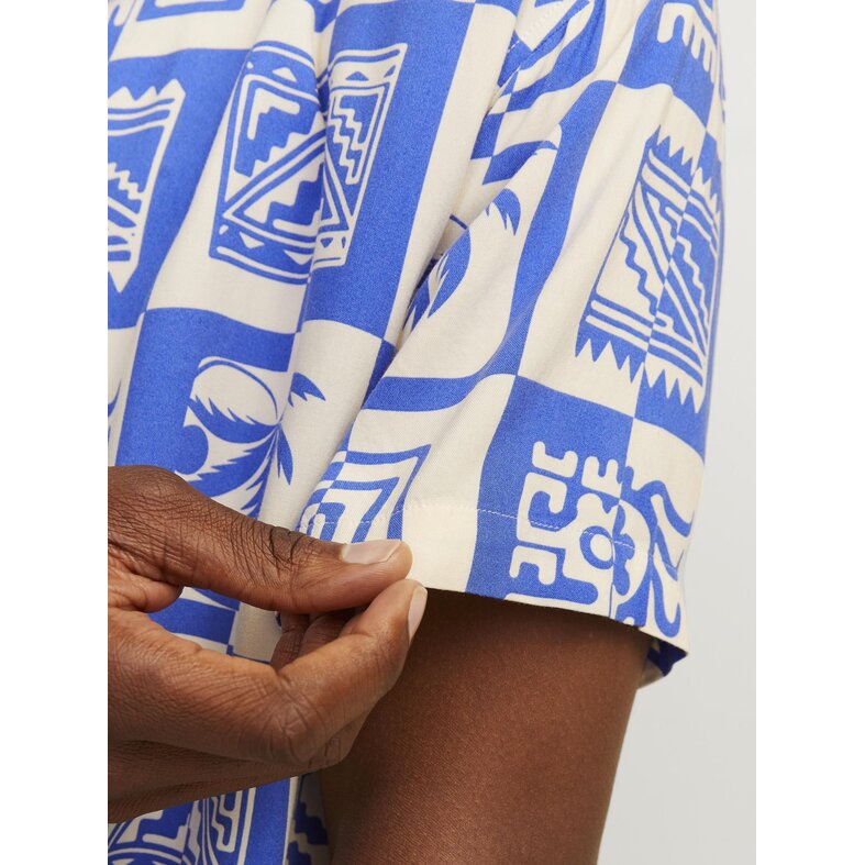 Jack & Jones Jack & Jones Men's Shirt JORLUKE Print Blue