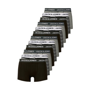 Jack & Jones Men's Boxer Shorts Striped JACSTRIPES Mega Multipack 12-Pack