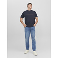 Jack & Jones Jack & Jones Plus Size Men's T-shirt JJESTAR Navy