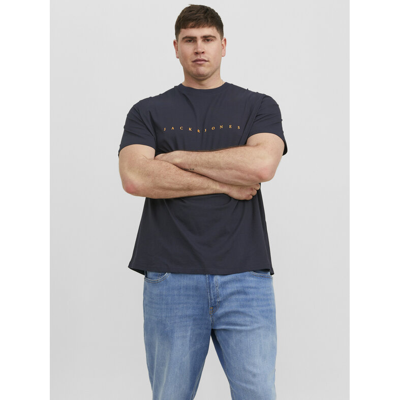 Jack & Jones Jack & Jones Plus Size Men's T-shirt JJESTAR Navy