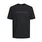Jack & Jones Jack & Jones Plus Size Men's T-shirt JJESTAR Black