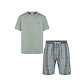 Phil & Co Phil & Co Men's Short Pyjamas Short Pyjamas Cotton Green