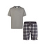 Phil & Co Phil & Co Men's Short Pants Short Pyjamas Cotton Gray