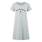 By Louise By Louise Ladies Nightshirt Short Sleeve Cotton Blue Striped